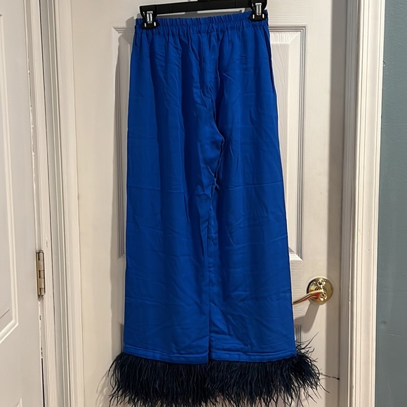 Sleeper Party Feather Embellished Pajama Pants - Picture 4 of 5